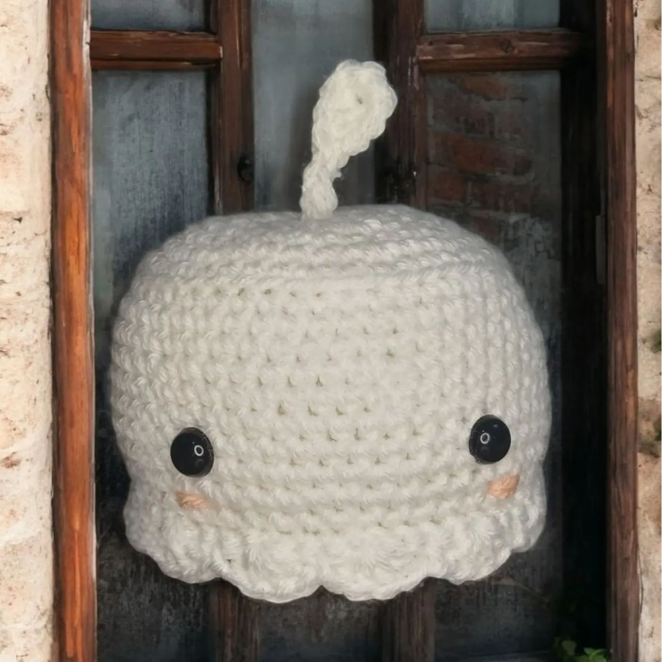 Crochet Ghost Junimo - Stardew Valley Inspired