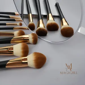 16Pcs Total Beauty Set | 10Pcs Soft Gentle Large Round Makeup Brushes + Free 6Pcs Powder Puffs 16Pcs Total Beauty Set | 10Pcs Soft Gentle Large Round Makeup Brushes + Free 6Pcs Powder Puffs