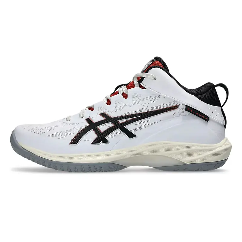 ASICS GEL Hoop V17 Shock Absorbers Slip Resistant Abrasion Low Top Basketball Shoes Men's White Beige Minimalist 1063A101-104