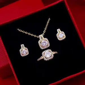 Diamond Gem Pendant Gift Set
