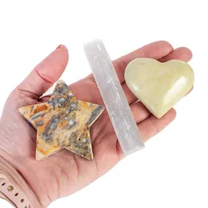 Mega Live Bundle - Heart, Star and Selenite Stick