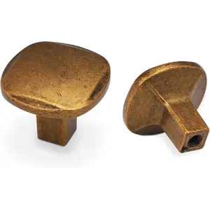 10 Pack Kitchen Cabinet Handles Antique Brass Cabinet Knobs  Drawer Knobs Kitchen Hardware