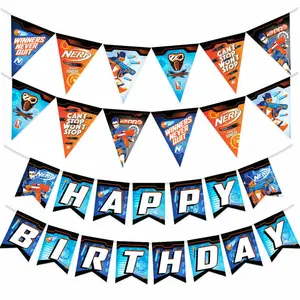 Nerf Banner & Pennants Kit - Nerf Party Supplies