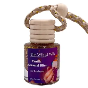 Vanilla Caramel Bliss - Car Freshener/Diffuser...Warm, creamy, and indulgent — like melted caramel swirled into smooth vanilla on a cozy drive.