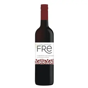 Fré Non-Alcoholic Cabernet Sauvignon - Dark Wine Bottle with Red Cap