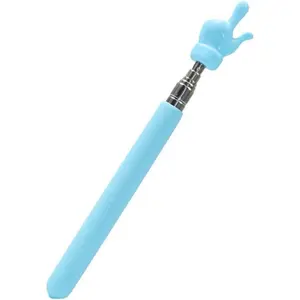 Teacher Pointer Sticks Finger,Pointer for Classroom,Telescoping Hand Pointer, Retractable Classroom Pointer Fingers for Elementary School  Teacher,Classroom Supplies (1 PCS, Blue)