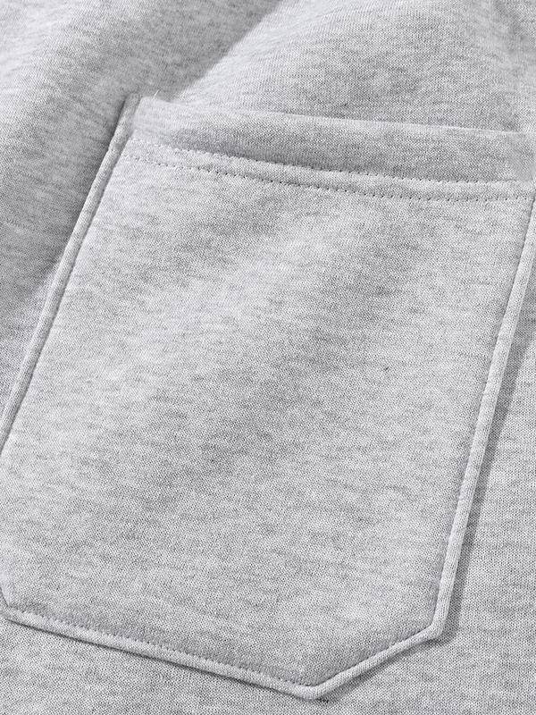 Men's Solid Thermal Lined Drawstring Waist Pants, Casual Relaxed Comfy Regular Fit Plain Straight Leg Trousers for Fall & Winter, Pants for Men, Men's Bottoms for Daily Wear, Work Pants Men, Mens Pants, Menswear, Smart Casual Street Style