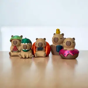 The Capy Crew Adorably Chill Capybara Figurines