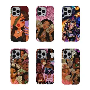 B-Bratz Doll Hard Phone Cases,Y2K Aesthetic Phone Case,stylish Phone Case,Compatible for iPhone 11 12 13 14 15 16 17 Pro Pro Max Plus, Mobile Phone Accessory