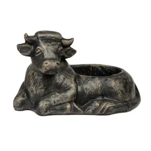 Cow Planter Sculpture
