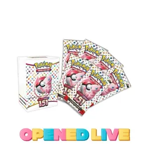 Pokémon TCG: Scarlet & Violet - 151 Booster Bundle - Includes 6 Packs with 10 Cards Each - Special Venusaur ex, Charizard ex, Blastoise ex Cards - Opened Live