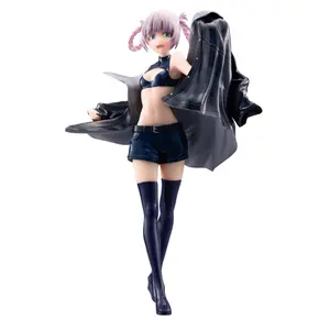 Anime Girl Figure Wearing Coat, Action Figurine Collectible Toy for Anime Fans, Home Decor & Holiday Gift, Perfect for Collection