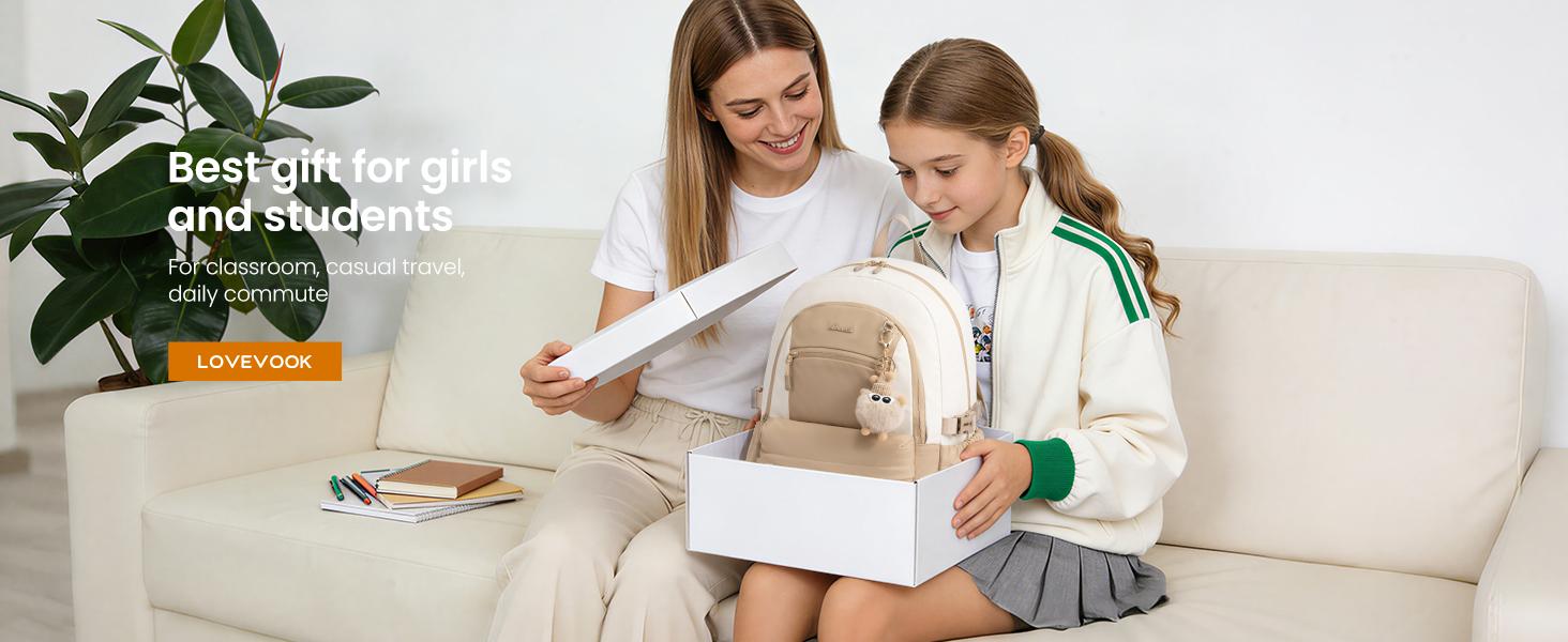 LOVEVOOK School Backpack for Teen Girls & Women, 35L Large Laptop Backpack with 40oz Water Bottle Pocket, Waterproof Cute College Bookbag, Student Backpack for Middle High School Travel Work LOVEVOOK School Backpack for Teen Girls & Women, 35L Large Laptop Backpack with 40oz Water Bottle Pocket, Waterproof Cute College Bookbag, Student Backpack for Middle High School Travel Work