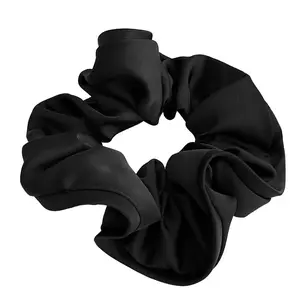 [West Kiss] Ties Silk Scrunchies Soft Satin Hair Scrunchies Elastic Hair Ties