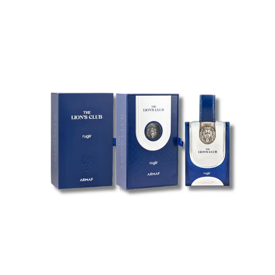 Armaf The Lion's Club Eau de Parfum for Men, Long-Lasting Woody Aromatic Scent with Warm Spicy, Vanilla, and Amber Notes, 3.4 fl oz Multi-pack, Vanilla Scents, Adults