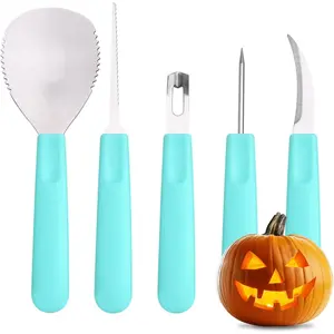 Halloween Complete Pumpkin Carving Kit Set With Carving Saw Knife Tools For Pumpkin Garnishing