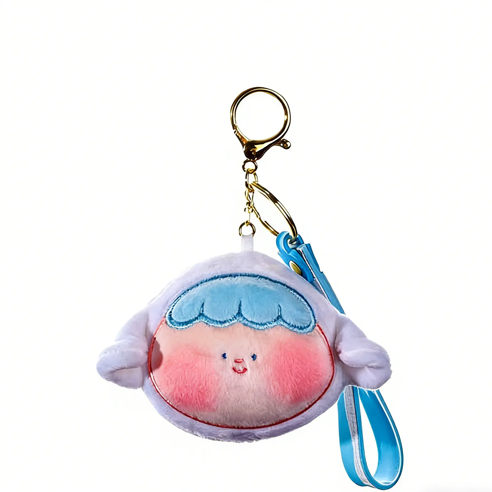 Squishy Face Keychain - White