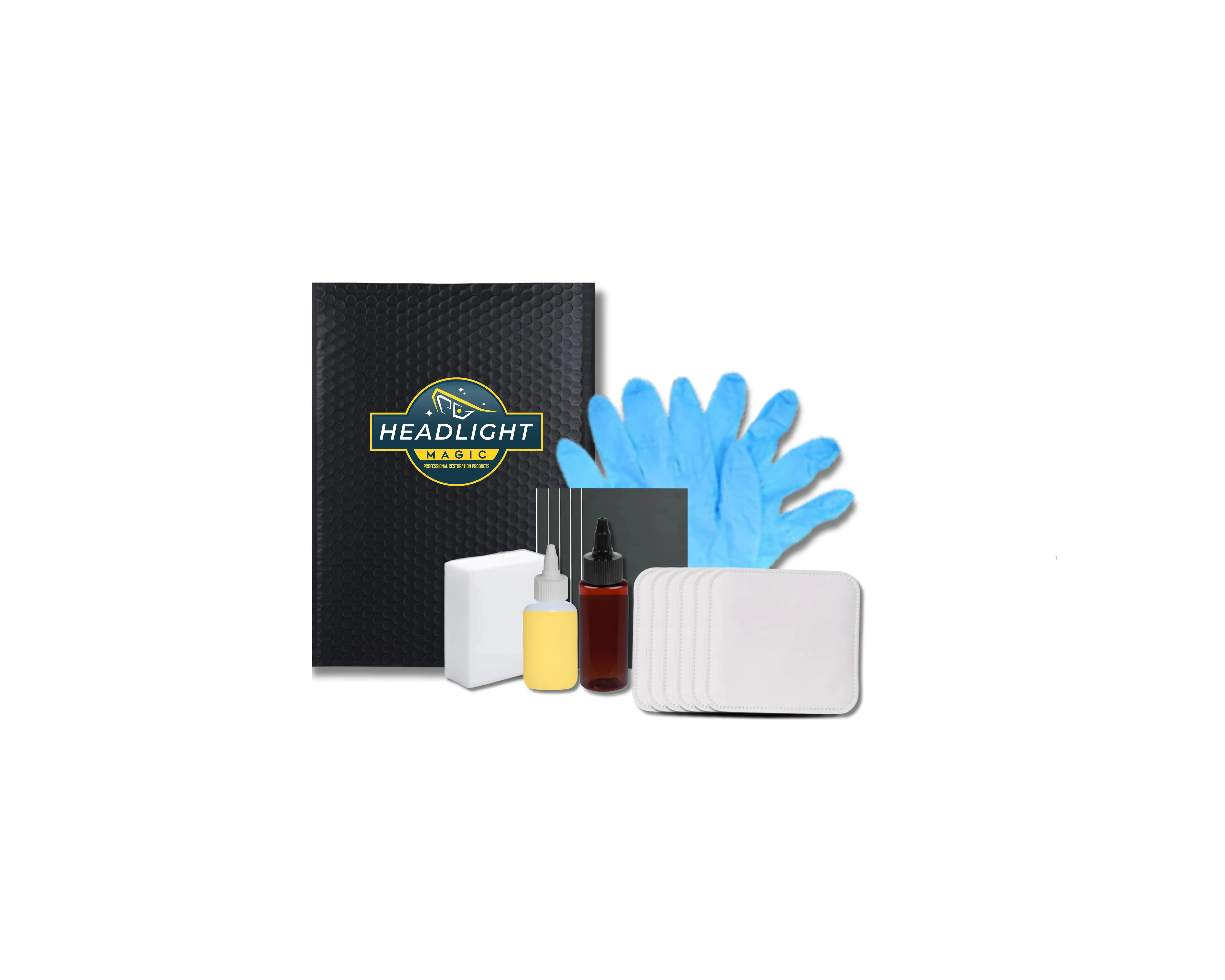 Headlight Magic DIY Kit for 1 Vehicle - Easy DIY Solution for Enhancing Headlights - User-Friendly & Convenient - Perfect for Single Vehicle Use