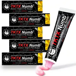 TKTX Tattoo External Cream I Black 99.9% Limited Edition Very Strong I For Tattoos I Laser Removal | Waxing I EyebrowThreading I Tattoo Numbing Cream 10g