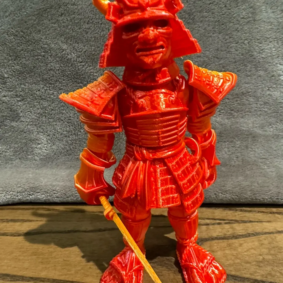 Samurai Warrior with Sword Articulating Toy Art 3d Print Decor ...