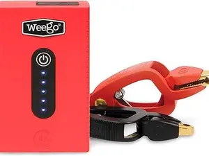 44s 12-Volt Portable Car Jump Starter, 440 Cranking Amp Jump Pack for 7-Liter Gasoline and 3.5-Liter Diesel Engines, Patented Smarty Clamp Jumper Cables with Battery Pack, Orange (N44S)