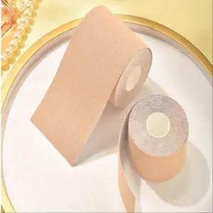 Invisible Bra Tape, Skin Color Seamless Adjustable Shape, Push-Up Anti-Slip Strapless Underwear Replacement, Comfortable Breathable, Body Tape