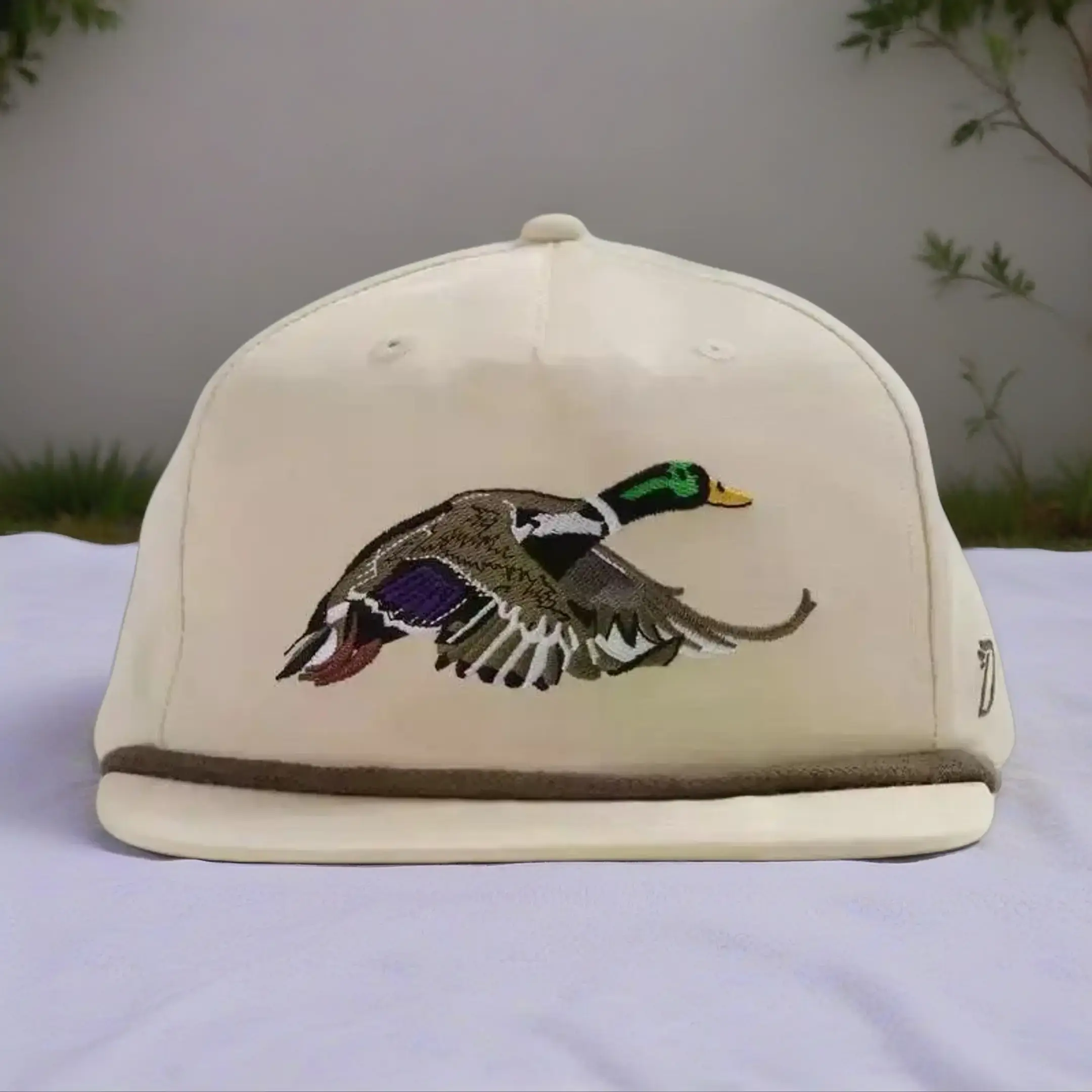 Mallard Hat Snapback Hunting Hat, Vintage Embroidery Hat, Unisex Style, Gift For Him And Her back caps dad hats hat fitted hats