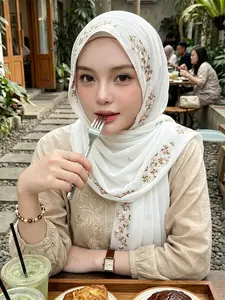 Long Leopard Print Scarf Modesty for Women, Breathable Outdoor Headscarf, Casual Fitted Wrap, Fashion Accessory, Perfect Birthday Gift