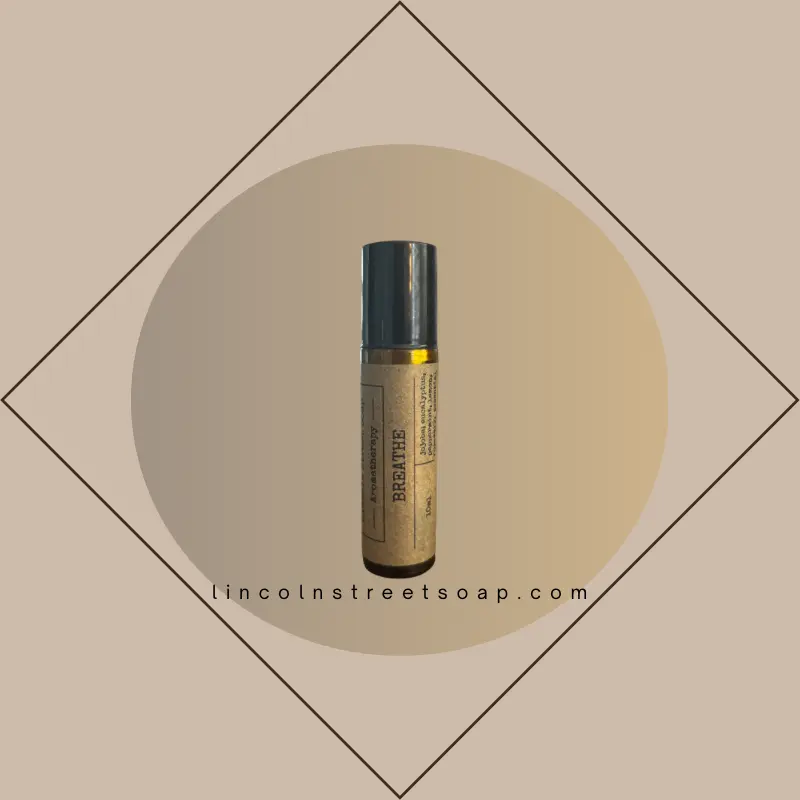Breathe Essential Oil & Jojoba Blend – Lemon, Peppermint, Rosemary & Eucalyptus for Respiratory Support