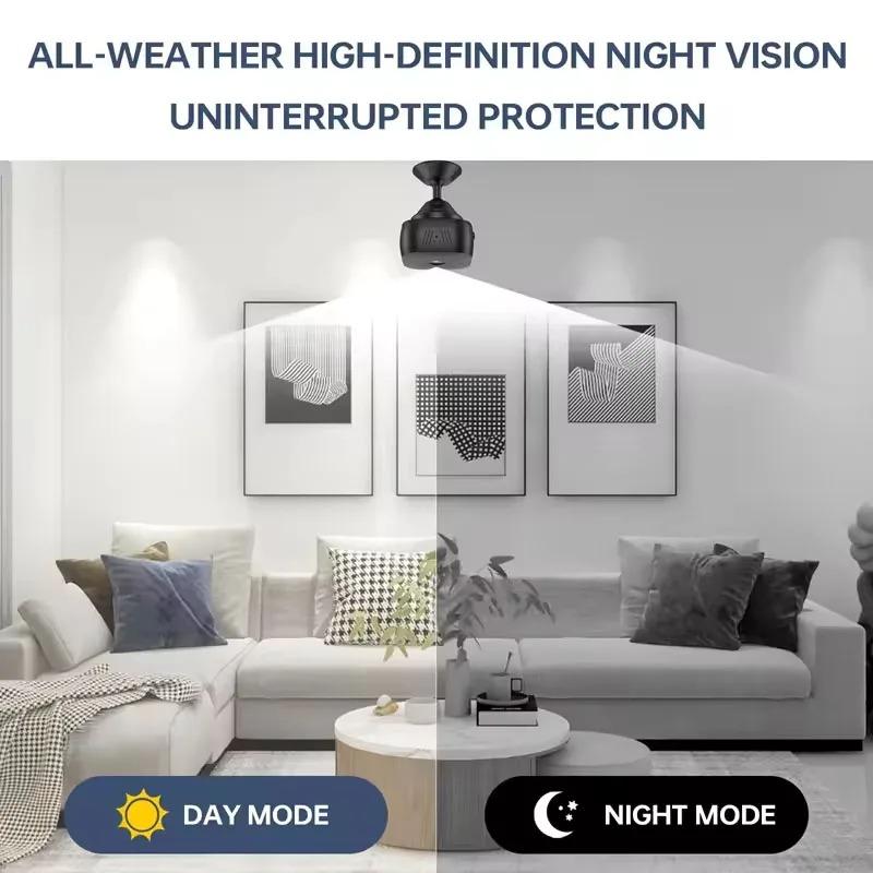 Security Camera Mini Full Color Night Vision High Definition WiFi Monitor Waterproof Motion Detect Surveillance Smart Home Security Camera Mini Full Color Night Vision High Definition WiFi Monitor Waterproof Motion Detect Surveillance Smart Home