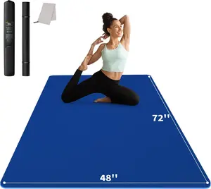 Extra Thick TPE Yoga Mat — 72" x 48"