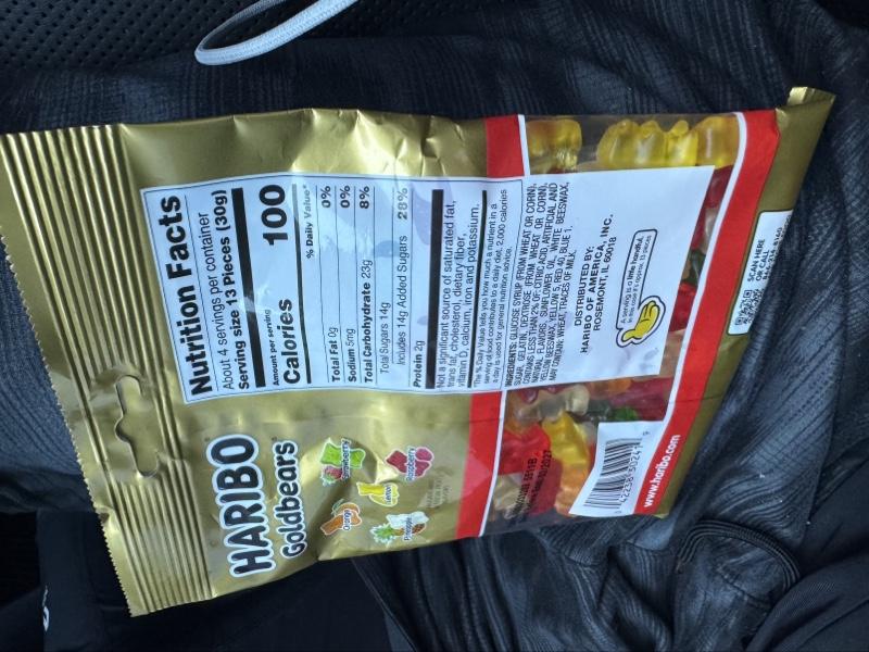 Haribo gummy bears 3 pack