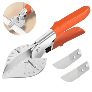 Multi-Purpose Angle Snips 45°–135° for PVC Trim, Plastic, Wood & DIY Home Repair Projects
