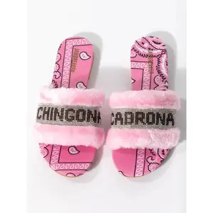 Chingona Cabrona Slides-Pink
