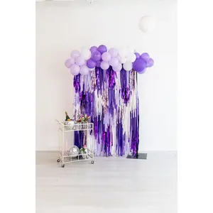 Purple Love Fringe Backdrop