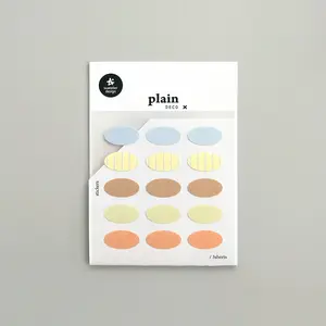 Pastel Oval Seal Stickers | Color Dot Labels for Planners, 3 Sheets (Suatelier)
