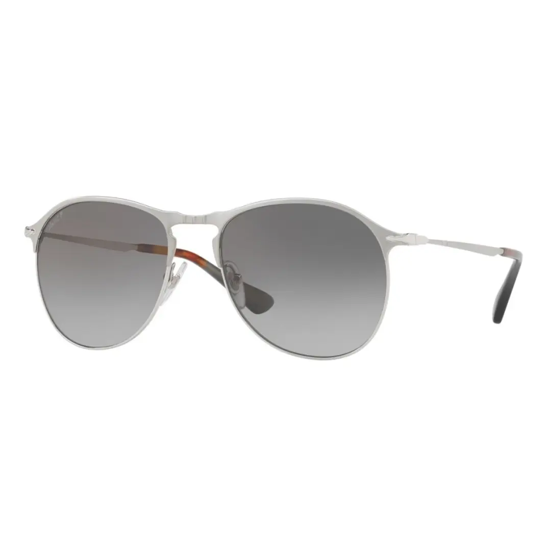 Pre-owned Persol Matte Silver Sunglasses