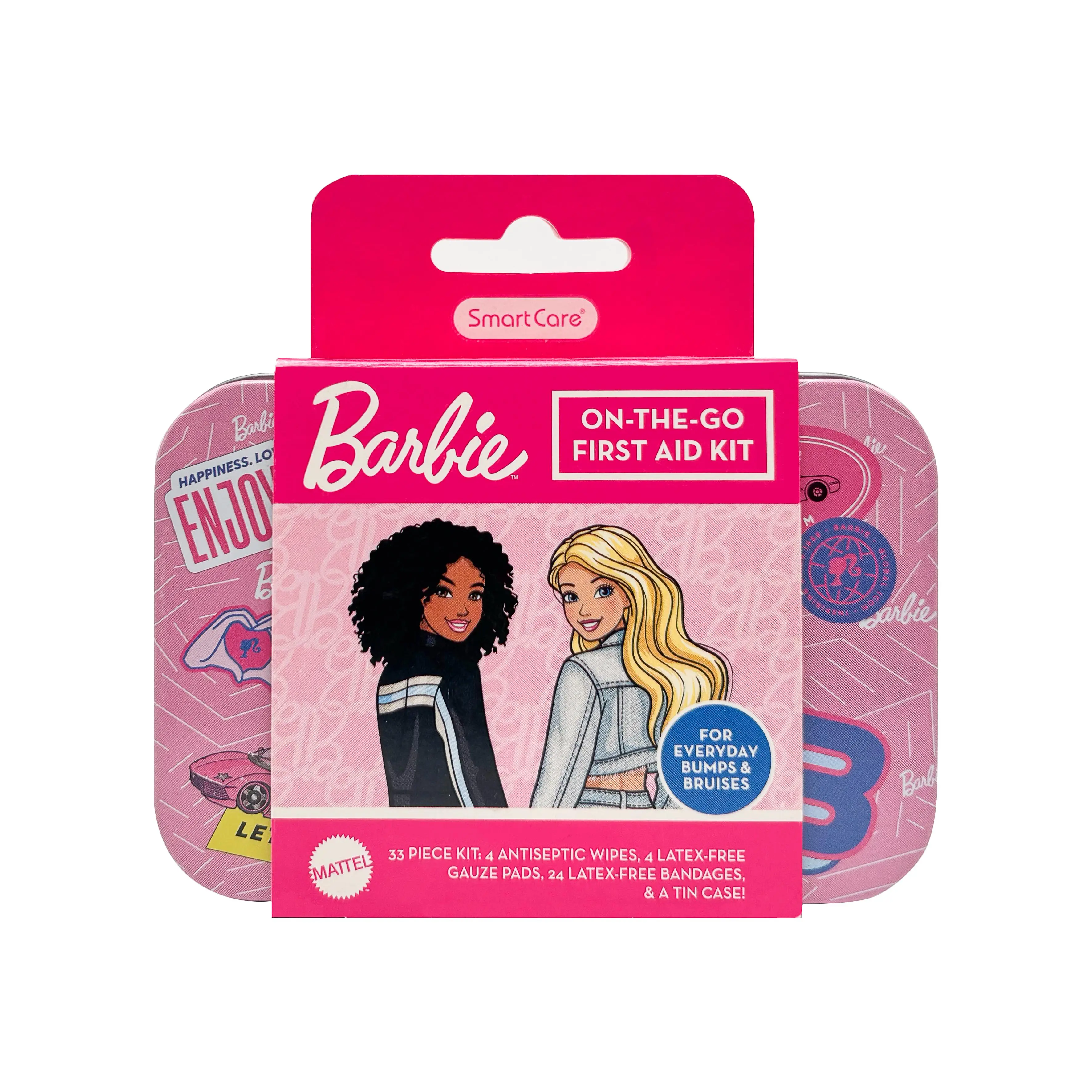 Smart Care Barbie First Aid Kits with Reusable Storage Tins Smart Care Barbie First Aid Kits with Reusable Storage Tins