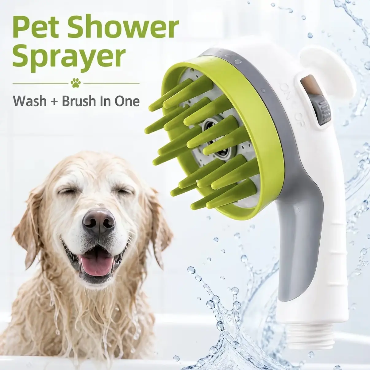 Pet Bathing Massage Shower Head