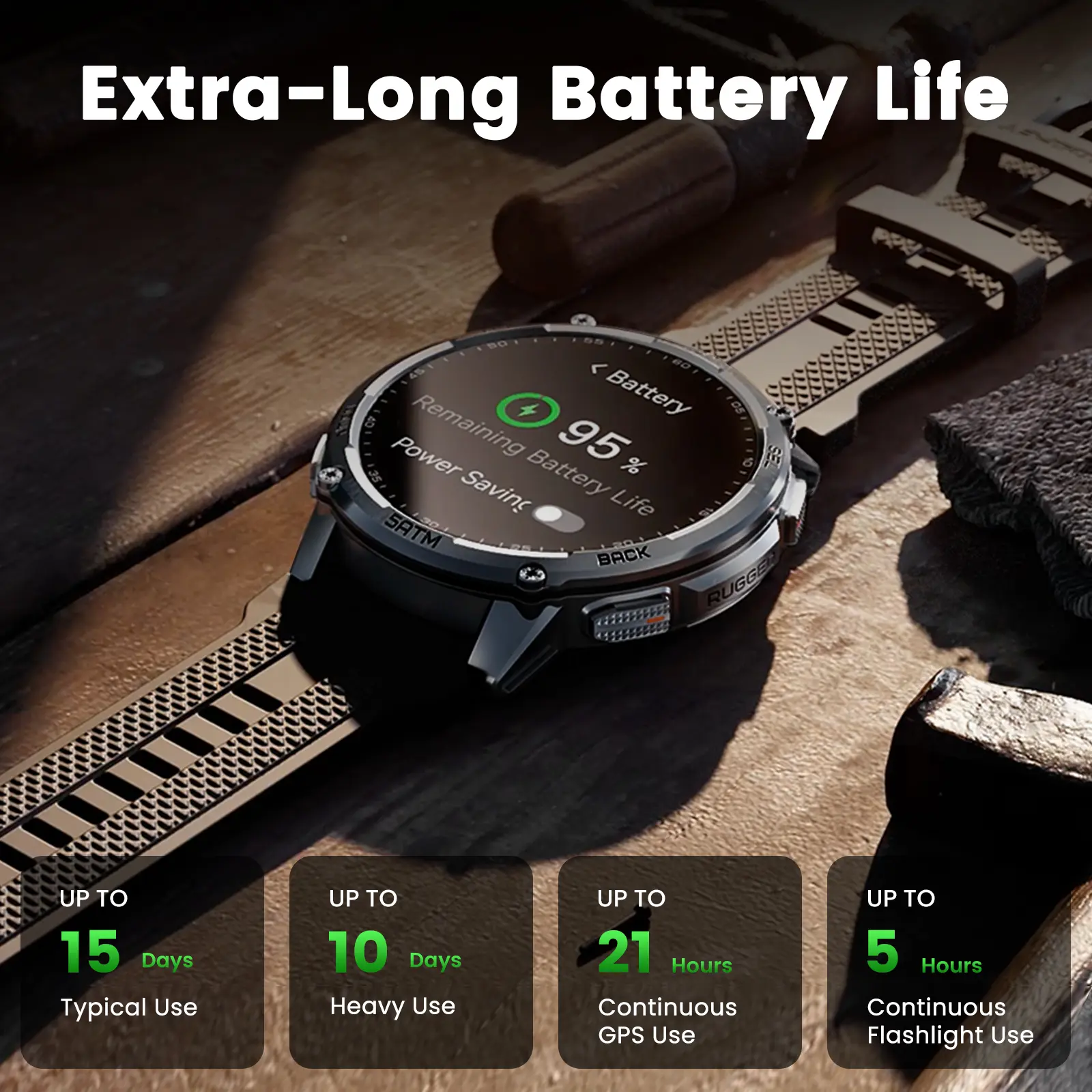 KOSPET Tank T4C Smart Watch for Men with LED Flashlight, 1.5” AMOLED Display, Dual-Band GPS&Compass, 50-Days Battery, 24/7 Heart Rate/Sleep Monitor, 50m Waterproof, Bluetooth Call/Walkie-Talkie KOSPET Tank T4C Smart Watch for Men with LED Flashlight, 1.5” AMOLED Display, Dual-Band GPS&Compass, 50-Days Battery, 24/7 Heart Rate/Sleep Monitor, 50m Waterproof, Bluetooth Call/Walkie-Talkie