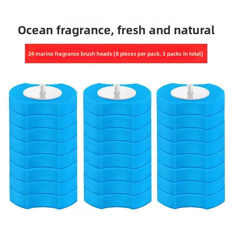 Cleaning brush heads - Ocean scent (3 packs = 24 p