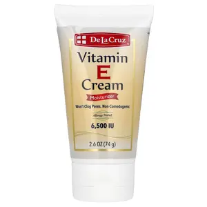 De La Cruz Vitamin E Cream, 2.6 oz (74 g)