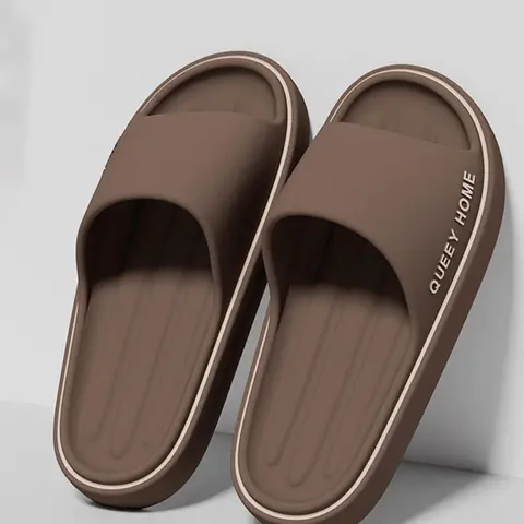 Men's Minimalist Solid Color Slides, Plain Color Slides, Casual Soft Comfortable Home Slippers, House Slippers, Non-slip Thick Sole Slippers for Indoor & Outdoor Wear, Flipflop, Footwear