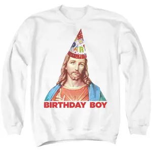 Christmas Jesus Birthday Boys Unisex Adult Sweatshirt, Birthday Gift, Christmas Gift, Holiday Gift, Fashionable and Comfortable