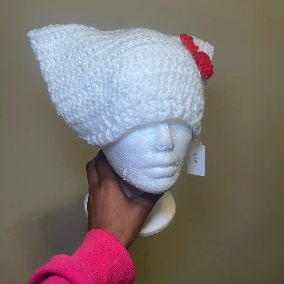Hello Kitty Crochet cat beanie Hello Kitty Crochet cat beanie