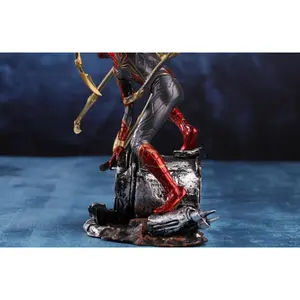 20CM Spider Hero Action Figure Articulated Superhero Anime Collectible Toy Stress Relief Toy Sensory Play Kids Adults Desktop Decor PC Case Ornament Birthday Gift Halloween Gift Christmas Gift Lucky Doll