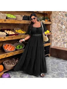 China Casual Summer Dress Flowy Comfortable Women Fashion Dress