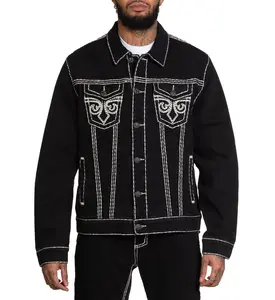 Affliction Men's Denim Jacket Black