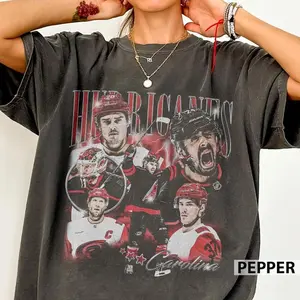 Carolina Ice Hockey Vintage Comfort Colors Shirt, Seth Jarvis Logan Stankoven Shirt
