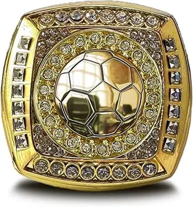 Soccer Championship Ring — Size 9.5 | 1.25" × 1.25" × 1.5"